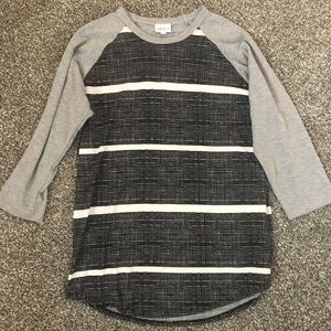 LuLaRoe Randy Black, White & Grey